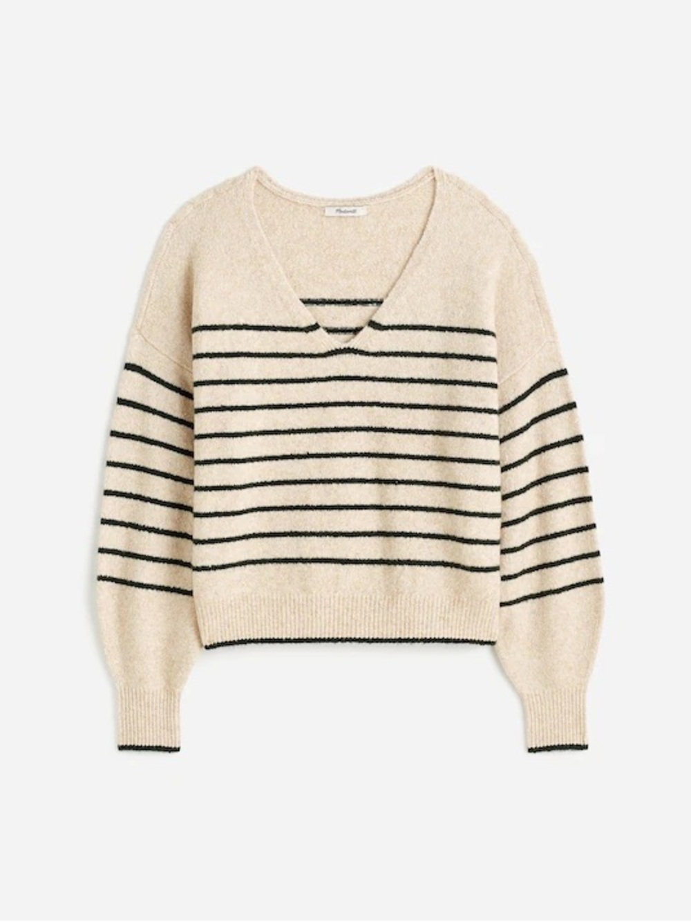 Madewell Wedged V-Neck Sweater